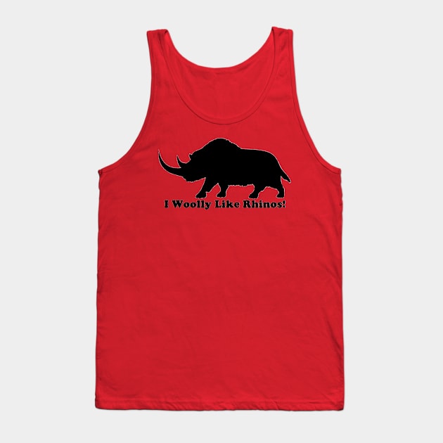 I Woolly Like Rhinos! Tank Top by dabblersoutpost